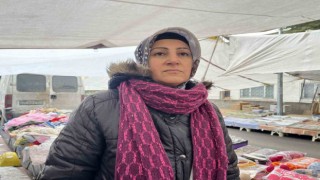 Pazarcı kadınlar deprem bölgesine yardım göndermek için bir araya geldi