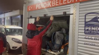 Pendikten arama kurtarma ekipleri deprem bölgesine gönderildi