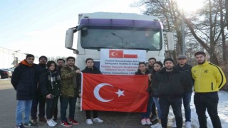Polonyadan ilk yardım tırı Türkiyeye yola çıktı
