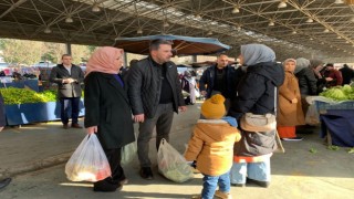 Pursaklar Belediyesinden ilçedeki afetzedelere ziyaret