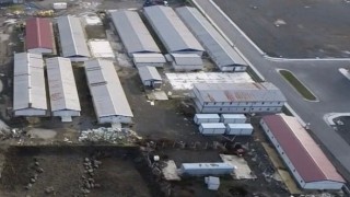 Rize-Artvin Havalimanı şantiyesindeki prefabrik yapılar sökülerek deprem bölgelerine gönderilecek