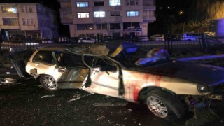 Rizedeki trafik kazasında 1 kişi hayatını kaybetti