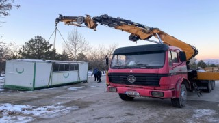Sağlık çalışanlarının barınma ihtiyacı bu konteynerler ile karşılanacak