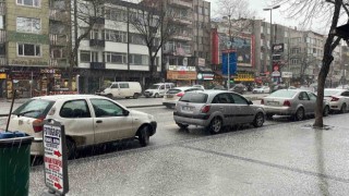 Sakaryada dolu yağışı etkili oldu