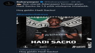 Sakaryaspor, Hadi Sackoyu transfer etti