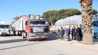 Salihli Belediyesinden deprem bölgesine 6 tır yardım