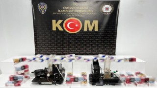 Samsunda 7 bin 200 dal makaron ele geçirildi