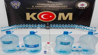 Samsunda 79,5 litre sahte içki ele geçirildi