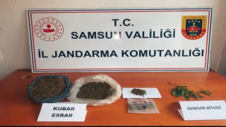 Samsunda jandarmadan uyuşturucu operasyonu: 3 gözaltı