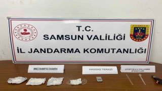 Samsunda uyuşturucuyla yakalanan şahıs gözaltına alındı