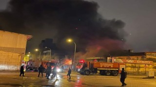 Sanayi sitesinde yangın