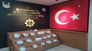 Şanlıurfada 14 kilo uyuşturucu ele geçirildi