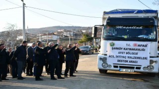 Şarköyden deprem bölgesine yakacak odun desteği