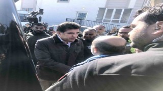 Selçuk Bayraktar ve Barzani, Nurdağında incelemelerde bulundu