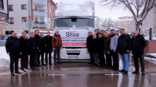 STSO ve STB den deprem bölgesine 2 tır ihtiyaç malzemesi
