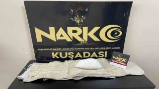 Şüpheli otomobilden uyuşturucu çıktı