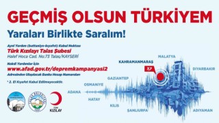 Talastan ‘yaraları birlikte sarıyoruz yardım kampanyası