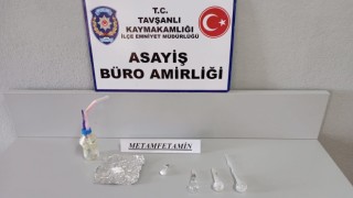 Tavşanlıda bir evde uyuşturucu madde ele geçirildi