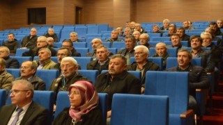 Tavşanlıda köy muhtarları ile muhtemel afetlere karşı alınacak tedbirler görüşüldü