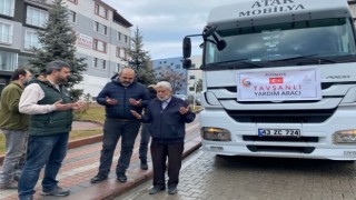 Tavşanlıdan deprem bölgesine 27 ton kömür gönderildi