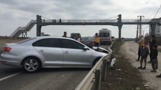 Tekirdağda ambulans ile otomobil çarpıştı: 2 yaralı