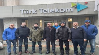 Telefon ve internet hatlarını onarmak için Sakaryadan yola çıktılar