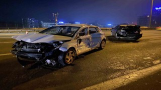 TEM Otoyolunda seyir halindeki otomobilden düşen şahıs iki aracın çarpması sonucu öldü