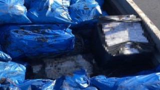 Tırdaki kömür torbalarının arasından çıktı: Elektroniği bile var