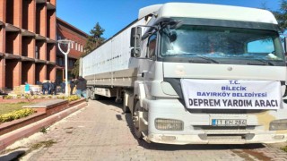 Toplanan yardımlar deprem bölgesine gönderildi