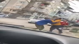 Trafikteki yol verme kavgaları kamerada