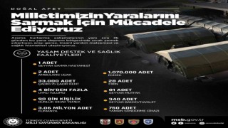 TSK yaşam destek ve sağlık faaliyetlerini sürdürüyor