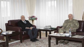 Tümgeneral Fedai Ünsaldan Rektör Çomaklıya iade-i ziyaret