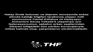Türkiye Hentbol Federasyonu: Cemal Kütahya ve Savaş Yükseke ulaşmak için çalışmalar sürmektedir