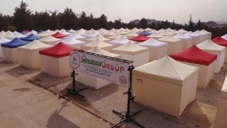 Ürgüp Belediyesi Hatayda çadır kent kurdu