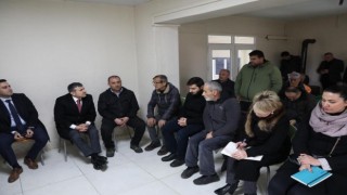 Vali Atay köy mesaisinde