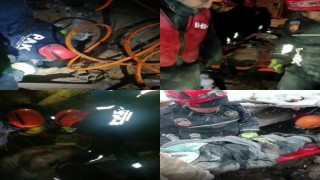 Van Emniyet Müdürlüğü ekipleri 7 kişiyi sağ olarak enkazdan çıkardı