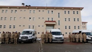 Vanlı güvenlik korucuları deprem bölgesine sevk edildi