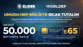 WORLDEF ve ELİDERden ‘Umudu Sıcak Tutalım kampanyası