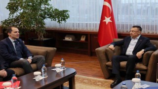 Yeniden Refah Partisi Genel Başkanı Erbakan, Cumhurbaşkanı Yardımcısı Oktay ile görüştü