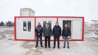 Yıldırım Belediyesi deprem bölgesinde konteyner şehir kuruyor