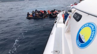Yunan unsurlarınca ölüme terk edilen 94 kaçak göçmen kurtarıldı