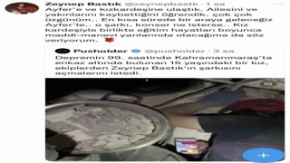 Zeynep Bastık enkaz altındayken şarkısını dinlemek isteyen genç kıza yardım eli uzattı