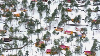 Zorkun Yaylası beyaza büründü