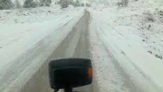 Adananın yüksek kesimlerinde kar yağışı