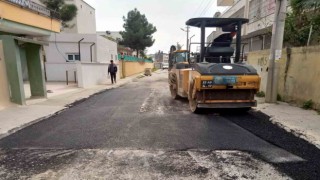 Akdenizde yol çalışmaları sürüyor