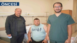 Altı ayda 56 kilo verdi