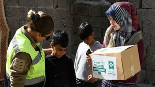 Arda Eymen'in Ailesi istedi, Belediye yiyecekleri getirdi