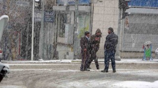 Ardahan mart ayında yağan karla beyaza büründü