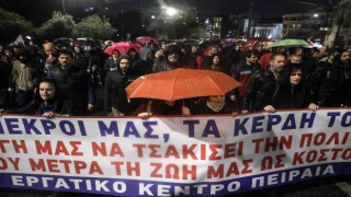 Atinada tren kazası protestosu