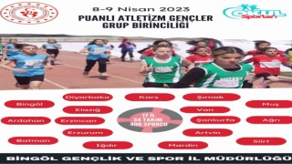 Atletizm Grup Yarışmaları Bingölde yapılacak